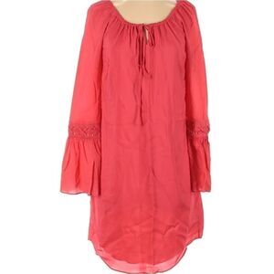 Etcetera Red Midi Off‎ Shoulder Dress size 0